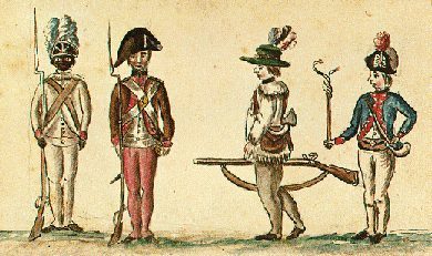 Uniforms of American and allied soldiers